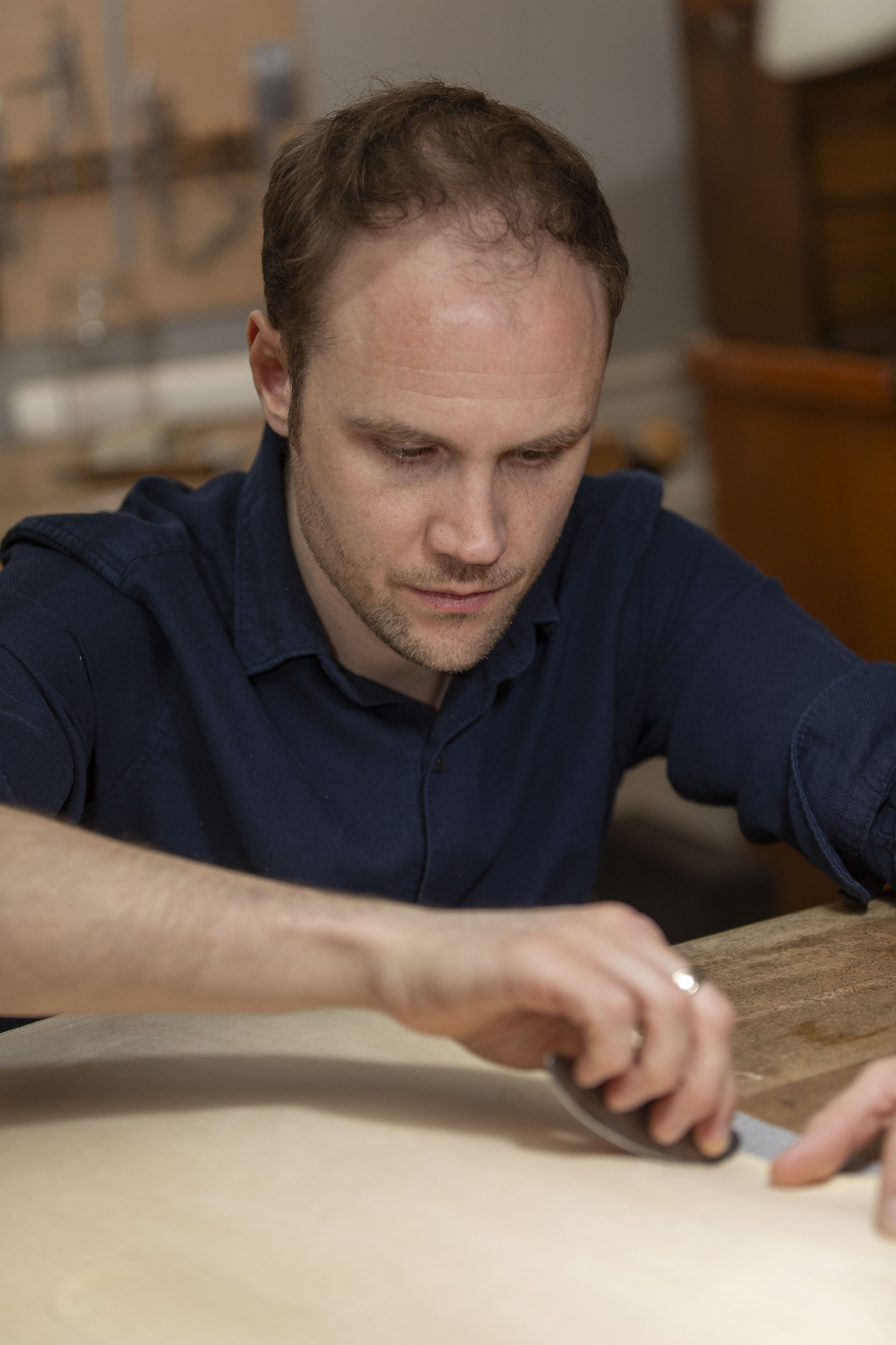 Ryan Fini, violin maker